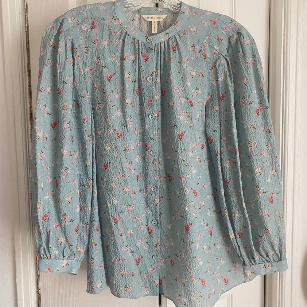 Rebecca Taylor | Silk Floral Top (Serra)